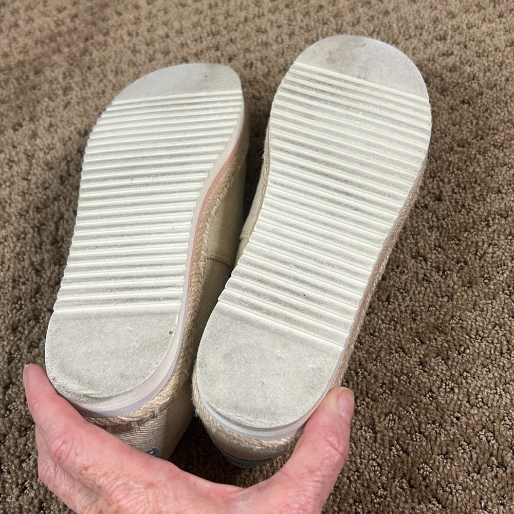 Women’s Toms Alpargata Platform Rope Espadrille Slip-Ons Natural 6.5 - Picture 5 of 5